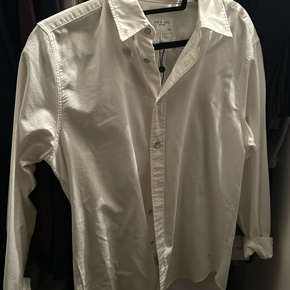 Rag and Bone White Button Down New